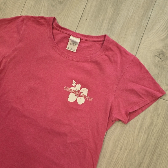 Trader Joes Hot Pink Tee - Picture 1 of 7